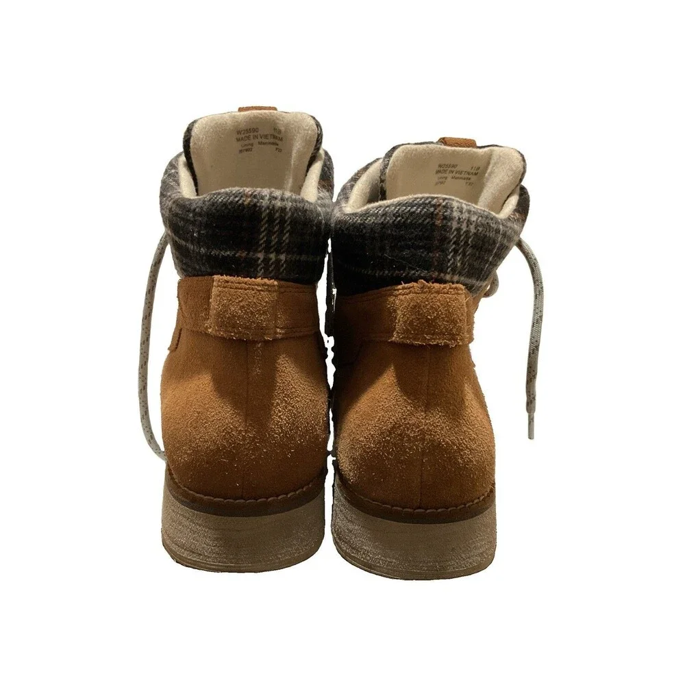 Cole Haan men Zerogrand Explorer Waterproof Honey Brown Suede Boots Weather Made
